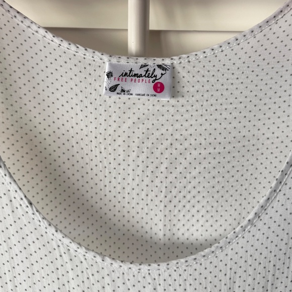 Free People Voile and Lace Trapeze Slip in White (Size M) - Picture 4 of 9